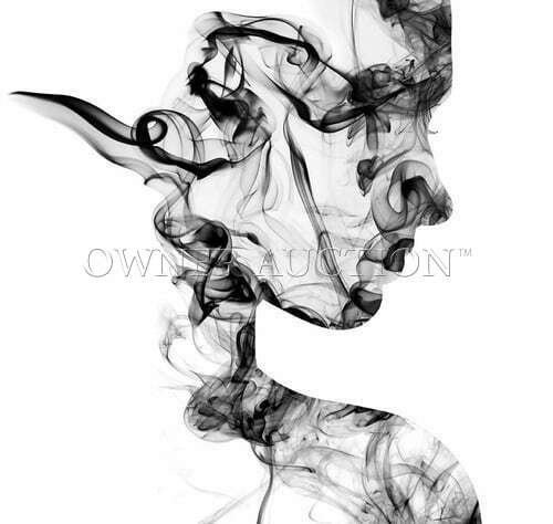 Abstract Face Silhouette