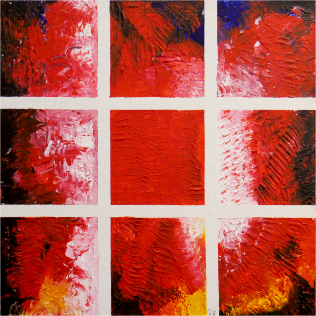 9 Squares: Red, The Colors of Love