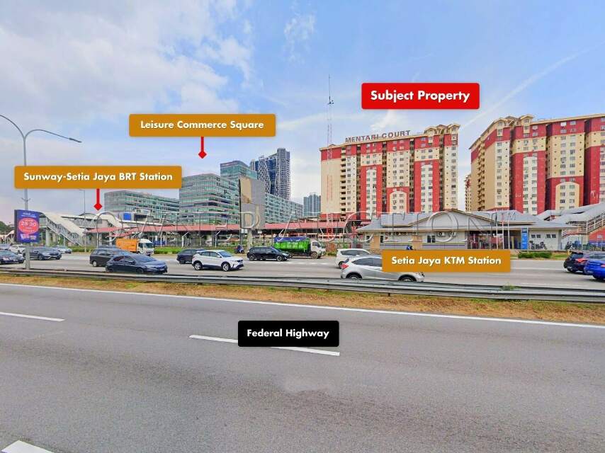 [ROI up to 7%] Apartment [Conveniently situated behind Sunway-Setia Jaya BRT/KTM Station]