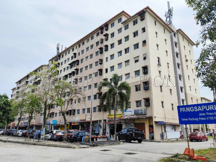[Easily Accessible Via LDP Highway and Jalan Subang; Low Cost] Flat [2 Min to Puchong Prima LRT Station]