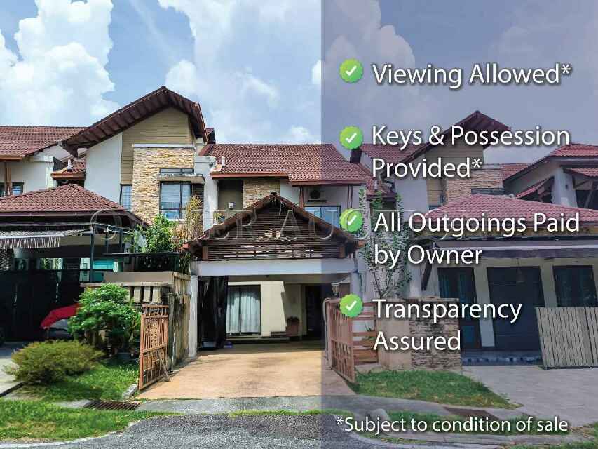 [Upcoming LRT3 line links Shah Alam to Bandar Utama & Klang] 2.5 Storey Terrace House [4 mins to Aeon Shah Alam]