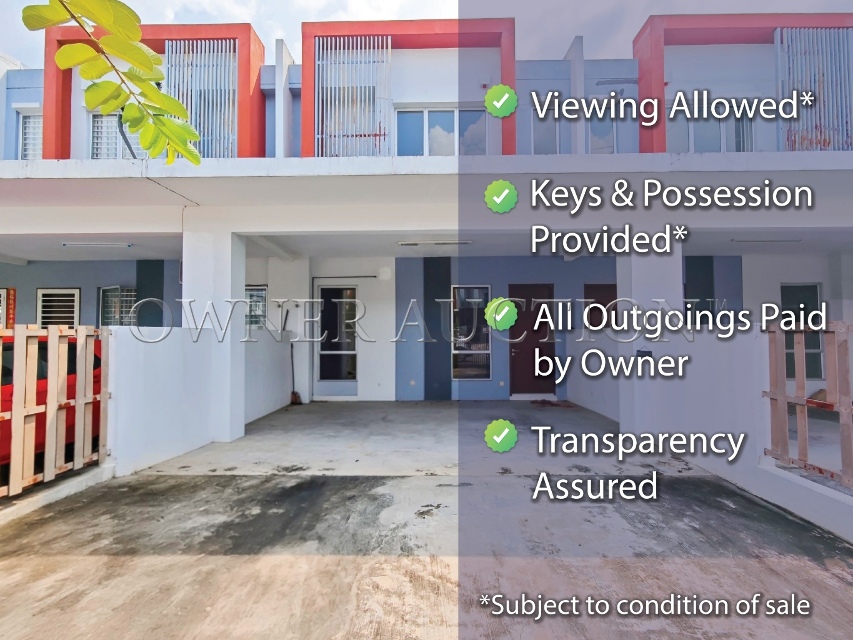[Vacant unit; Gated-Guarded area] 2 Storey Terrace House [4 min to Setia EcoHill Park]
