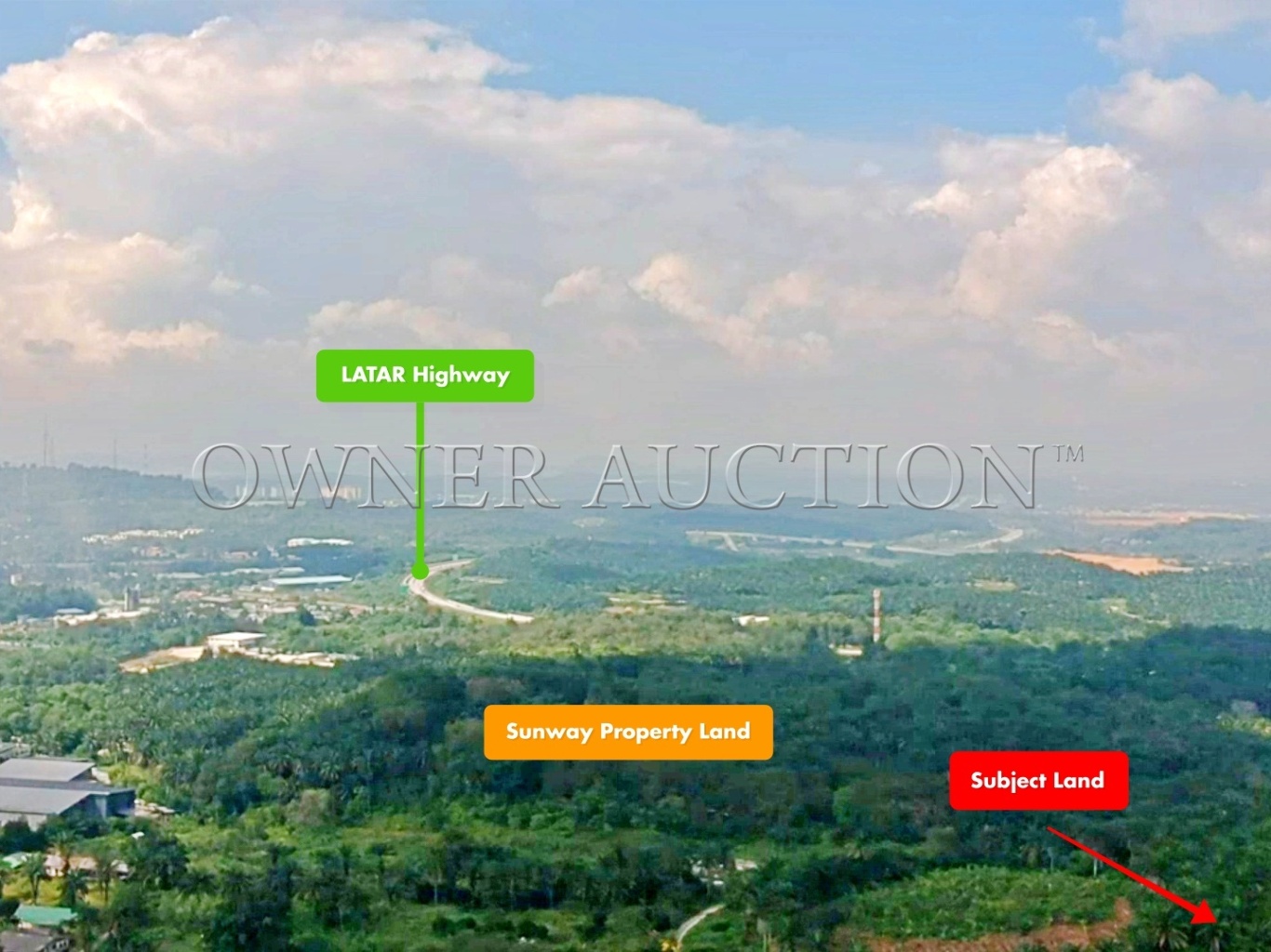 Industrial Land in Selangor with land office approval for conversion to industrial land on date 5/9/2024. Golden Opportunity! Adjacent to the 344.6-acre Sunway Industrial Park