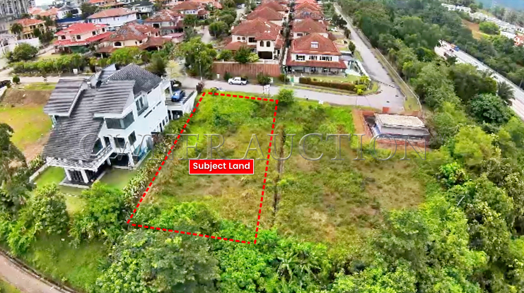 [Wide-frontage rectangular land-ideal for custom bungalow design] Exclusive Vacant Bungalow Land [Surrounded by exclusive residential enclaves (Green Ville, Bukit Jelutong, Glenmarie)]