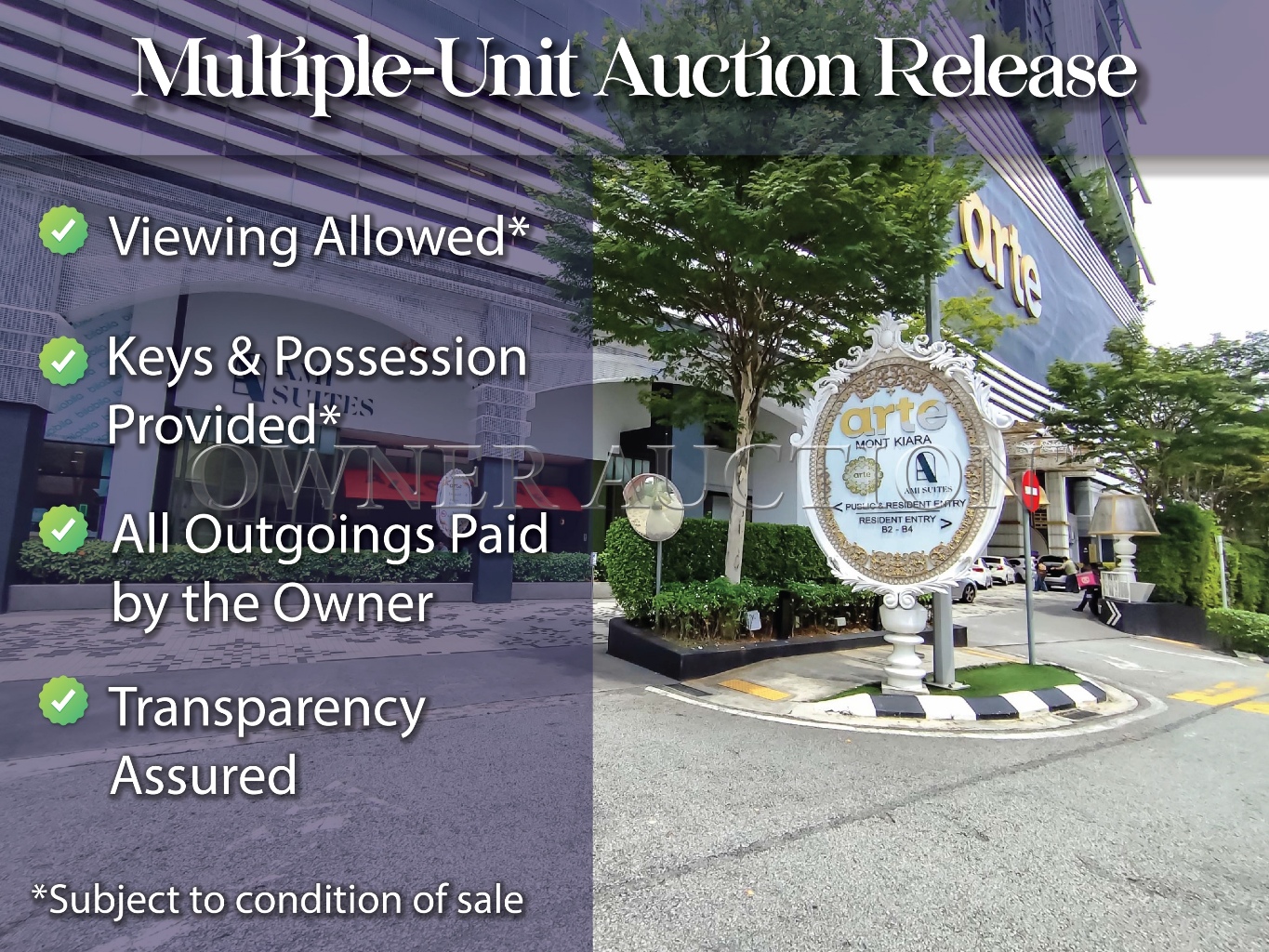 [6 Units] Arte Mont Kiara Service Apartment