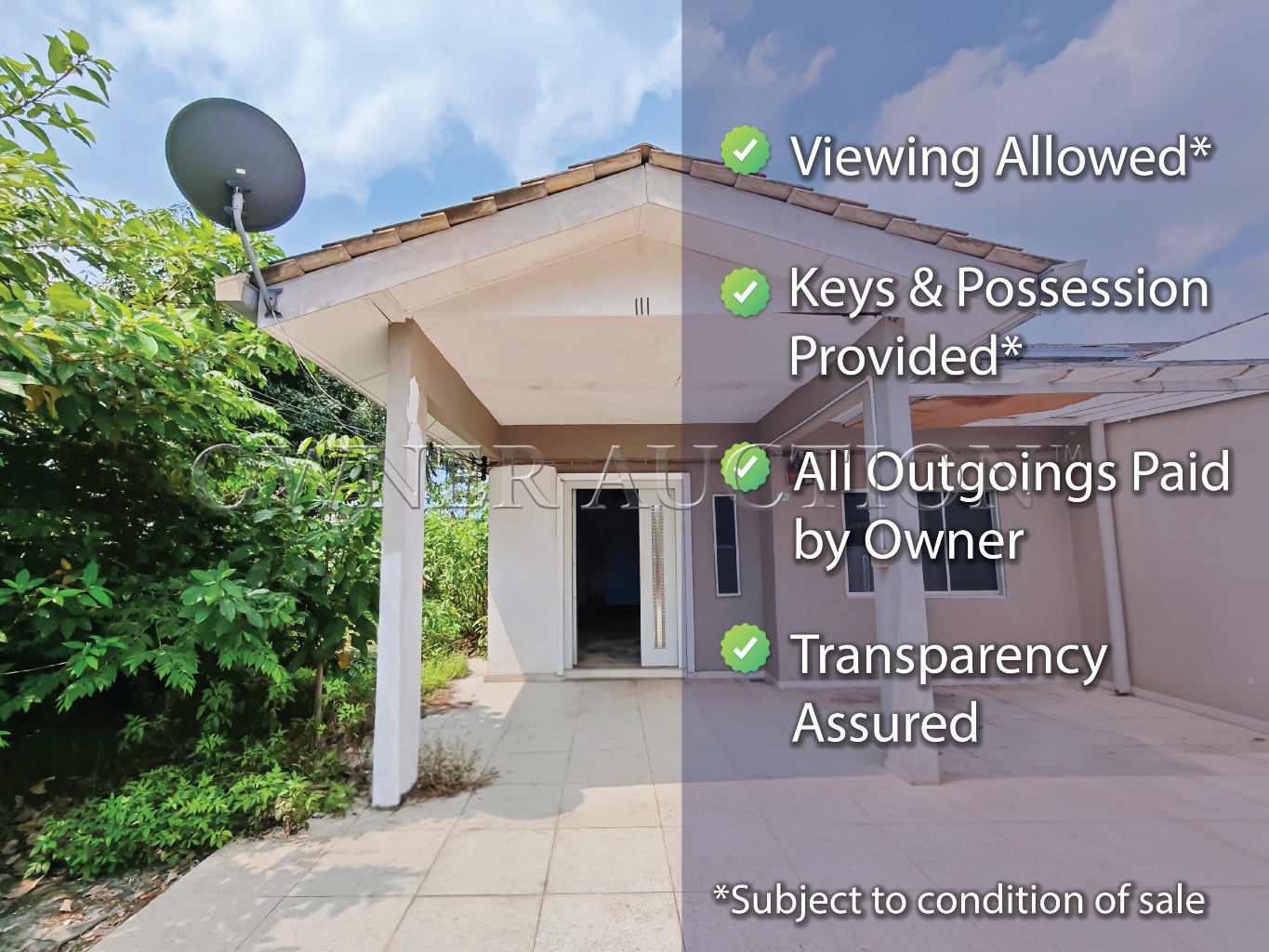 1 Storey Terrace House, Corner Lot