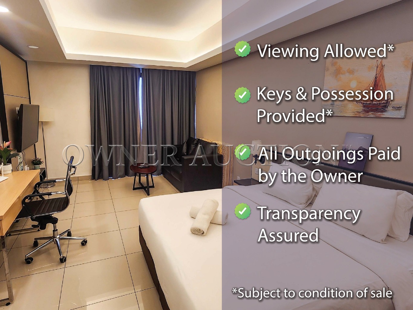 [Below Market Value-High ROI Potential] Service Apartment [Fully furnished unit, ready for homestay operation]