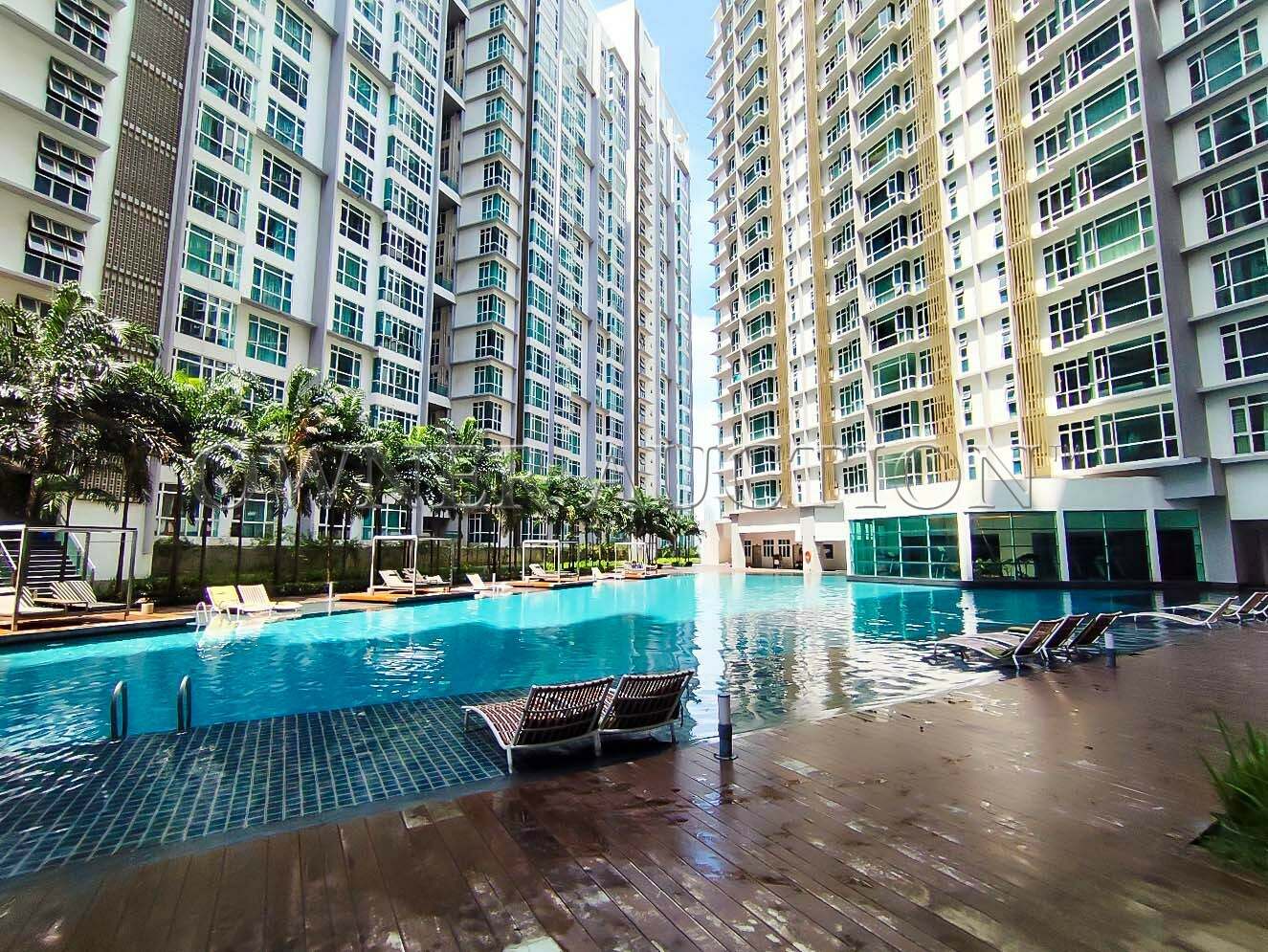 [High Floor Fully Furnished Unit] Service Apartment [Located between Bukit Jalil and Bandar Tun Razak]