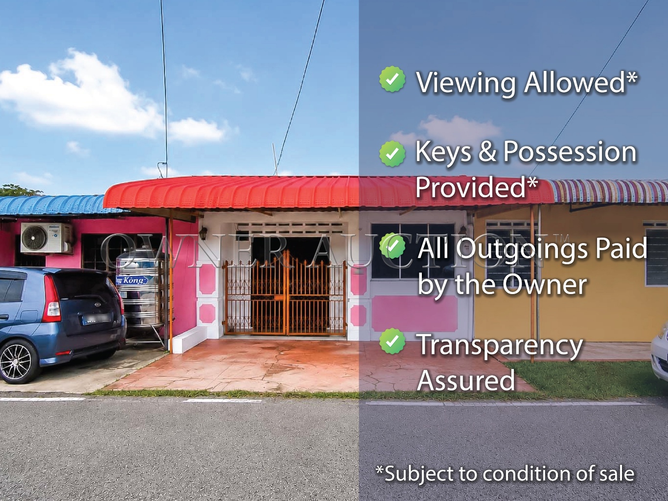 [Vacant Unit ; Renovated Unit] 1 Storey Terrace House [Easy Access to PLUS North–South Expressway (E2) — MAIN HIGHWAY ; AMJ Highway (Alternative local highway)]