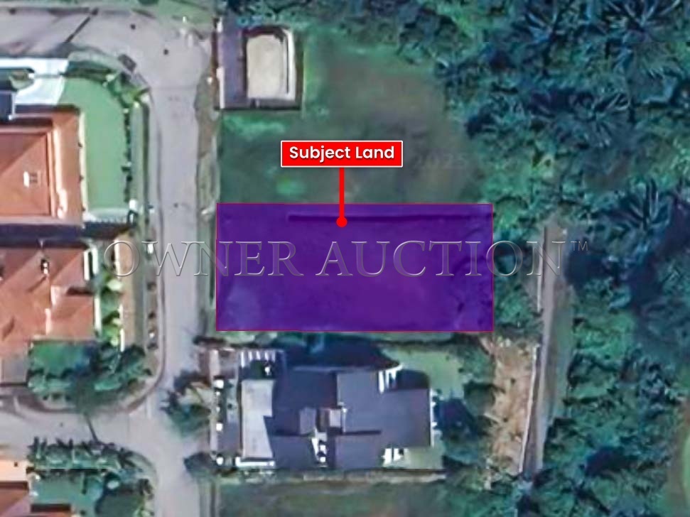 [Wide-frontage rectangular land-ideal for custom bungalow design] Exclusive Vacant Bungalow Land [Surrounded by exclusive residential enclaves (Green Ville, Bukit Jelutong, Glenmarie)]