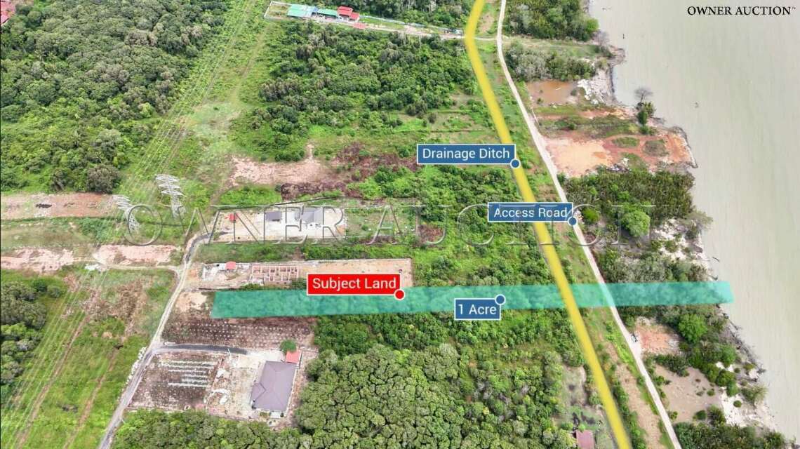 [Sea View Land; Easy Road Access] Agricultural Land [3 min drive to Jeti Umbai and Medan Ikan Bakar Umbai]